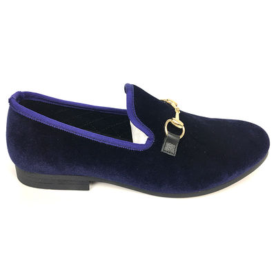 تصميم OEM الجلد السوداء للرجال الأحذية المسطحة السوداء