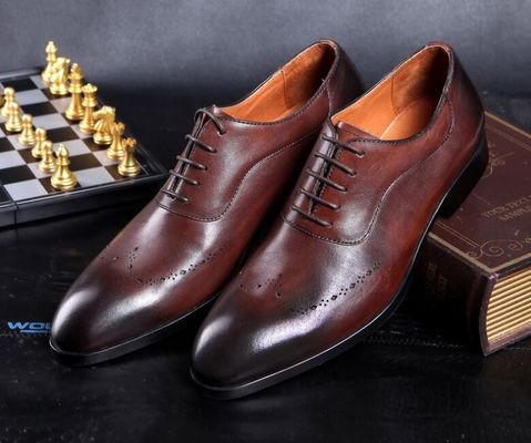 الرجال الموضة الملابس الرسمية الأحذية ، بروج مخفية الكعب العالي الأحذية الجلدية للرجال